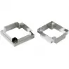 Pastry Chef's Boutique M7661 Stainless Steel Square Tart Cutter for 8.5 cm Square Tarts Square Tarts Rings