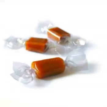 Clear Cellophane Caramel Wrappers - 8 x 8 cm - Pack of 1000