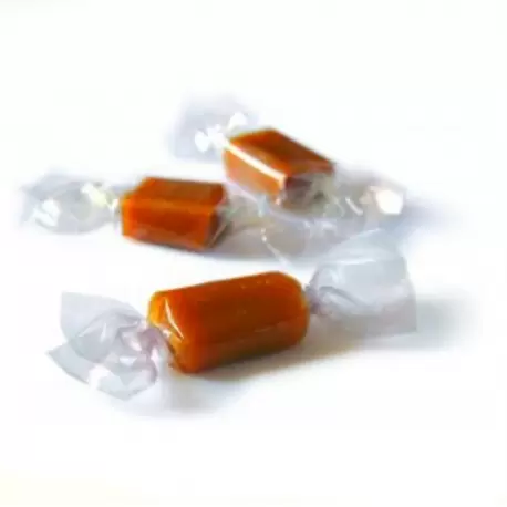 Clear Cellophane Caramel Wrappers - 10 x 10 cm - Pack of 1000