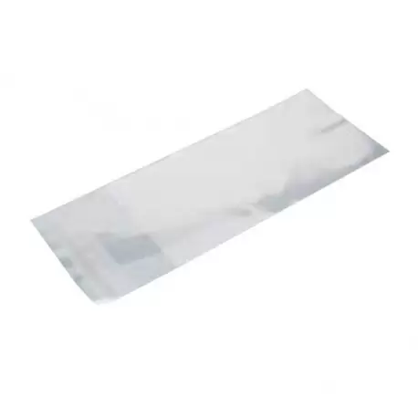 Clear Cellophane Chocolate Bars Wrappers with adhesive self closing - 180 x 90 mm - Pack of 500