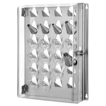 Matfer Bourgeat Storage Rack for pastry Tips -Holds 24 Tips