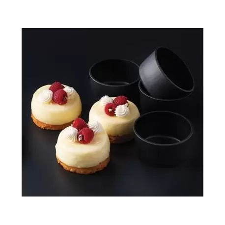 Matfer Bourgeat Exoglass® Individual Ramekin Cheesecake Mold - Ø 3 1/8x 1 1/2 - 4Oz. - Pack of 6 Matfer Bourgeat Exoglass® Individual Ramekin Cheesecake Mold - Ø 3 1/8x 1 1/2 - 4Oz. - Pack of 6