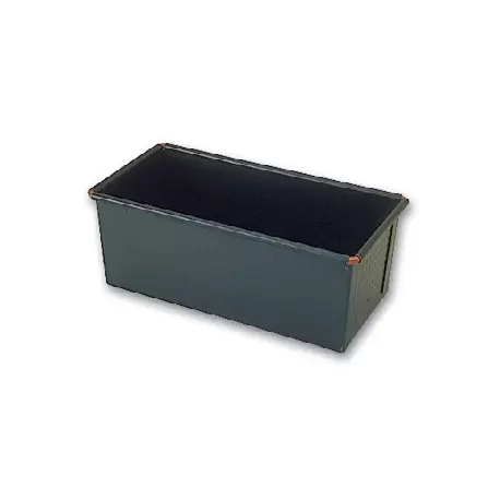 Matfer Bourgeat Exopan Steel Non-Stick Whole Wheat Bread Cake Mold - 5 1/2x 3x 3
