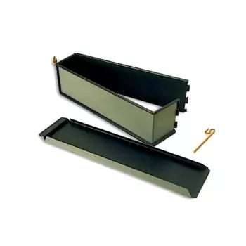 Matfer Bourgeat EXOPAN® Steel Non-Stick Plain Pate Pie Mold - L 13 3/4"x W 3"x H 3 1/3"- 1 lb. 12 oz.