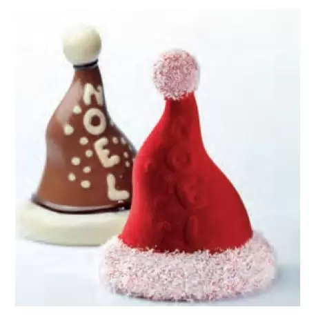Pavoni KT153 Pavoni Thermoformed Mold - NOEL - Christmas Hat Ø 130 x 170 mm H - Weight: 180 g - 2sets Holidays Molds Pavoni KT153 Pavoni Thermoformed Mold - NOEL - Christmas Hat Ø 130 x 170 mm H - Weight: 180 g - 2sets Holidays Molds