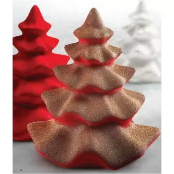 Pavoni Thermoformed Mold - TUTU - Christmas Trees Ø 170x 200mm H - Weight: 320 g - 2 sets