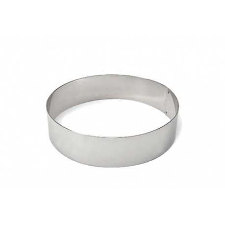 Pastry Chef's Boutique PCBCR9 Stainless Steel Heavy Duty Round Cake Ring 9'' x 2'' Mousse Rings - 1 3/4''' - 2'' High (45mm- ... Pastry Chef's Boutique PCBCR9 Stainless Steel Heavy Duty Round Cake Ring 9'' x 2'' Mousse Rings - 1 3/4''' - 2'' High (45mm- ...