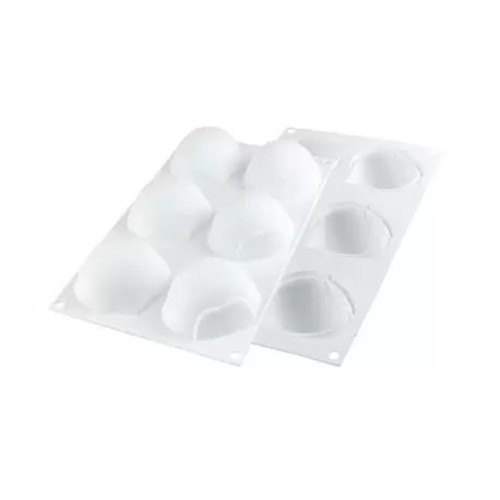 Silikomart Profesional MARRON GLACÉ 110 Molds - 72x74 h 40 mm - 6 Cavity - 6 x 110 ml Silikomart Profesional MARRON GLACÉ 110 Molds - 72x74 h 40 mm - 6 Cavity - 6 x 110 ml