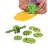 Martellato 40-WA001V Polyethylene Stripes Rolling Cutter - 8 wheels - 4 fluted - 8 spacers Wheels Cutters & Dockers