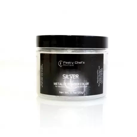 Pastry Chef's Boutique PCBPC05K Pastry Chef's Boutique Powder Food Color - SILVER - 500gr Home Pastry Chef's Boutique PCBPC05K Pastry Chef's Boutique Powder Food Color - SILVER - 500gr Home