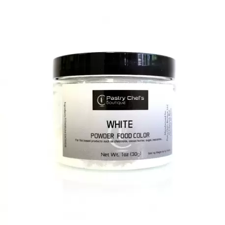 Pastry Chef's Boutique PCBPC05F Pastry Chef's Boutique Powder Food Color - WHITE - 500 g Home Pastry Chef's Boutique PCBPC05F Pastry Chef's Boutique Powder Food Color - WHITE - 500 g Home