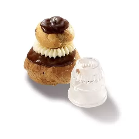 Matfer Bourgeat Polycarbonate Sultan Pastry Tip Nozzle - Flat Cone