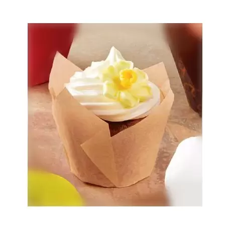 Novacart Mini Nat2000 Mini Tulip Cupcake Liners Natural Color - 2100pcs - Tulip Cupcake Liners Novacart Mini Nat2000 Mini Tulip Cupcake Liners Natural Color - 2100pcs - Tulip Cupcake Liners