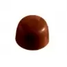 Chocolate World CW2207 Polycarbonate Dome Chocolate Mold - 30 x 30 x19 mm - 14gr - 5x8 Cavity - 275x175x24mm Modern Shaped Molds