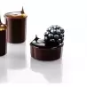 Martellato 20GU001 Polycarbonate Minichocofill Cones Chocolate low cups Petits Fours Mold - 20 pcs - Ø32 h37 mm Chocolate Cup...