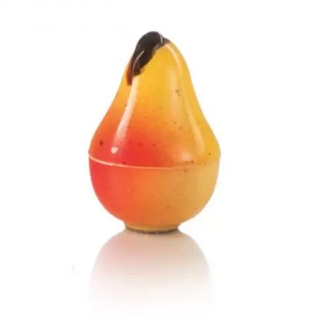 Martellato 20FRUIT02 Polycarbonate 3D Fruits Chocolate Molds - Pears - 28 pcs - Ø26 h36 mm - 12gr Themed Molds Martellato 20FRUIT02 Polycarbonate 3D Fruits Chocolate Molds - Pears - 28 pcs - Ø26 h36 mm - 12gr Themed Molds