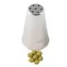 Martellato BX2117 Stainless Steel Vermicelli Pastry Tip - Ø25 h 40 mm - Ø 1 mm Holes Specialty Pastry Tips