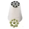 Martellato BX2219 Silikomart stainless Steel Large Vermicelli Pastry Tip - Ø30 h 40 - Top Ø2 Specialty Pastry Tips