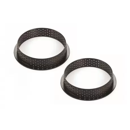 Silikomart 52.244.20.0165 Silikomart Professional TARTE RING Ø150 mm - Set of 2 Rings - Black Round Tart Ring Silikomart 52.244.20.0165 Silikomart Professional TARTE RING Ø150 mm - Set of 2 Rings - Black Round Tart Ring