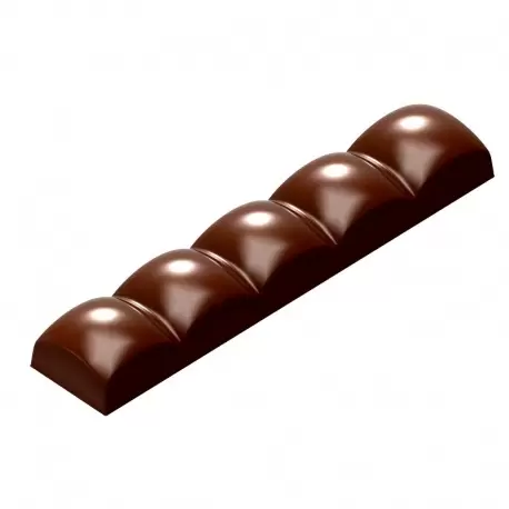 Chocolate World CW1899 Polycarbonate Square Sphere Bar by Alexandre Bourdeaux Chocolate Mold - 117.5 x 23.5 x 14 mm - 36.5gr ... Chocolate World CW1899 Polycarbonate Square Sphere Bar by Alexandre Bourdeaux Chocolate Mold - 117.5 x 23.5 x 14 mm - 36.5gr ...