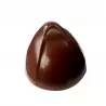 Chocolate World CW1766 Polycarbonate Dome by Gustaf Mabrouk Chocolate Mold- 30 x 30 x 24.5 mm - 12gr - 3x7 Cavity - 275x135x2...