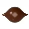 Polycarbonate Praline Curve by Frank Haasnoot Chocolate Mold - 45.5 x 28.5 x 14 mm - 7.5gr - 3x7 Cavity - 275x135x24mm - Chocolate World