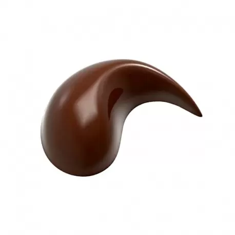 Chocolate World CW1904 Polycarbonate Praline Droplet by Frank Haasnoot Chocolate Mold - 42 x 31 x 16 mm - 8gr - 3x7 Cavity - ... Chocolate World CW1904 Polycarbonate Praline Droplet by Frank Haasnoot Chocolate Mold - 42 x 31 x 16 mm - 8gr - 3x7 Cavity - ...