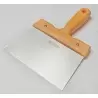 Chocolate World M1185 Stainless Steel Chocolate Scraper - 180 mm - 7'' Chocolate Scrapers and Shavers