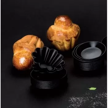 Matfer Bourgeat Exoglass® Brioche Mold - Ø 3 1/16'' - H 1 1/4" - Pack of 12