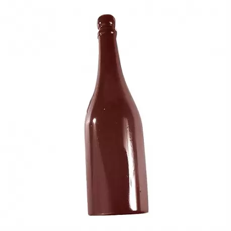 Chocolate World HA1142 Polycarbonate Chocolate Champagne Bottle Single Mold - 310 mm x 87 mm Object Mold Chocolate World HA1142 Polycarbonate Chocolate Champagne Bottle Single Mold - 310 mm x 87 mm Object Mold