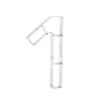 Pastry Chef's Boutique PCB2369S-1 Stainless Steel Heavy Duty Jumbo Number Cutters - 1 Number - 32 x 18 cm Specialty Cookie Cu... Pastry Chef's Boutique PCB2369S-1 Stainless Steel Heavy Duty Jumbo Number Cutters - 1 Number - 32 x 18 cm Specialty Cookie Cu...