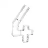 Pastry Chef's Boutique PCB2369S-4 Stainless Steel Heavy Duty Jumbo Number Cutters - 4 Number - 32 x 18 cm Specialty Cookie Cu...