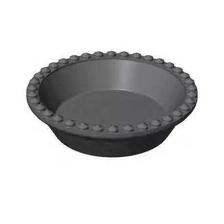 PAVONI Cookmatic Round Tart Shell Plates - ø 90 x 21 mm - 8 Cavity PAVONI Cookmatic Round Tart Shell Plates - ø 90 x 21 mm - 8 Cavity