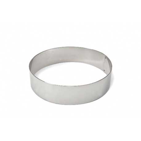 Pastry Chef's Boutique PCBRR83 Stainless Steel Heavy Duty Round Cake Pastry Ring 8'' x 3'' Ice Cream Rings - 2 3/8'' -3'' Hig... Pastry Chef's Boutique PCBRR83 Stainless Steel Heavy Duty Round Cake Pastry Ring 8'' x 3'' Ice Cream Rings - 2 3/8'' -3'' Hig...