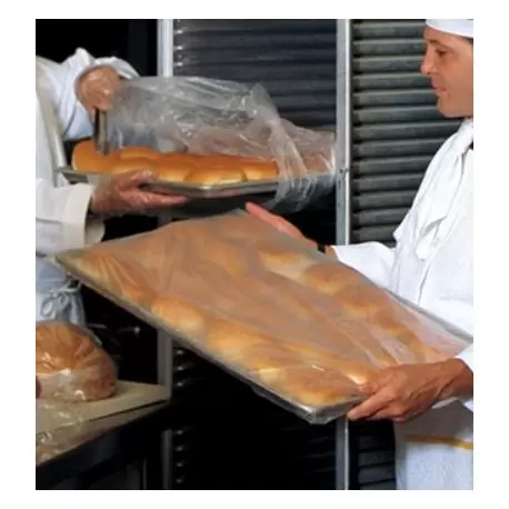 High Density Dough Sheet Pans Plastic Bags - 500 x 700 mm - 45 Microns - 100 pcs
