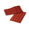 Silikomart SF025 Silikomart Mini Financiers Silicone Mold - 49 x 26 x 11 mm - 20 Cavity - 20mL Non-Stick Silicone Molds