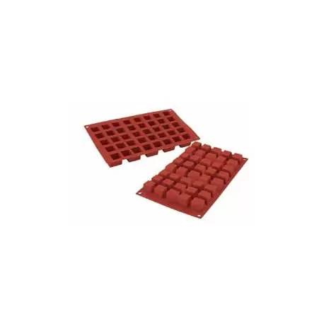 Silikomart Silicone Molds - Mini Cubes 24 x 24 x 24 mm - 13 ml - 40 Cavity - Silikomart Professional