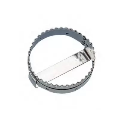 Fluted Round Stainless Steel Turnover Cutter Ø 13 cm - Mallard Ferriere