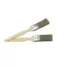 Pastry Chef's Boutique 5202 Polypropylne Flat Pastry Brush, Stainless Steel Virole and Long Orel Silks - 61 x 35 mm Pastry Brush