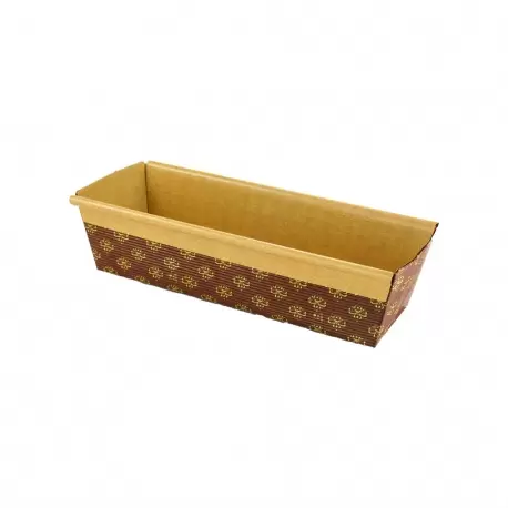 Novacart PM200 Novacart Rectangular Paper Loaf Pan Molds - Medium - 7.75''x2.5''x2 - PM200 - 500 pcs Cake and Loaf Paper Pans Novacart PM200 Novacart Rectangular Paper Loaf Pan Molds - Medium - 7.75''x2.5''x2 - PM200 - 500 pcs Cake and Loaf Paper Pans