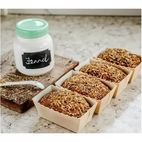 Pastry Chef's Boutique M17982 Novacart Easy Bake Natural Kraft Mini Cakes 80 x 40 x 40 mm - Pack of 500 Cake and Loaf Paper Pans Pastry Chef's Boutique M17982 Novacart Easy Bake Natural Kraft Mini Cakes 80 x 40 x 40 mm - Pack of 500 Cake and Loaf Paper Pans