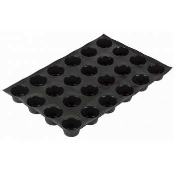 Sasa Demarle Flexipan Origine - Muffins Ø2.75” (73 mm) - FP 3051 - 24 Indents - 18” x 26” (400 x 600 mm)