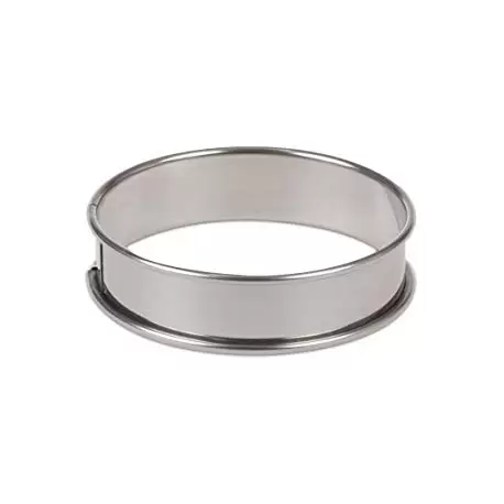 Deep Stainless Steel Quiche Tart Ring 12 x 2.6 cm - 4.7'' x 1'' Deep Stainless Steel Quiche Tart Ring 12 x 2.6 cm - 4.7'' x 1''