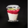 Small Disposable Verrine Glasses - 5.1 oz. -3'' x 3'' x 2.8'' - 100pcs