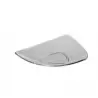 Martellato PMO09.00 Clear Triangle Mini Dishes - 90 x 90 x 15 mm - 20 ml - 100 pcs Plastic Mini Dishes