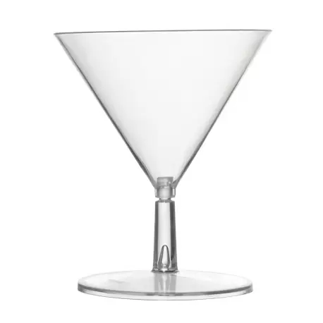 Pastry Chef's Boutique 6401 Clear Plastic Mini Martini Cocktail Glasses - 2.75'' x 3.25'' - 120 pcs - Plastic Mini Cups and B... Pastry Chef's Boutique 6401 Clear Plastic Mini Martini Cocktail Glasses - 2.75'' x 3.25'' - 120 pcs - Plastic Mini Cups and B...