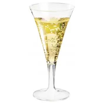 Clear Mini Champagne Flute - 2.5'' x 5'' - 96 pcs - 2 oz