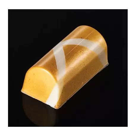 Martellato MA1997 Polycarbonate Rounded Log Chocolate Mold - 39 x 18 x 15.5 mm - 10 gr - 30 Cavity - 275 x 175 mm Modern Shap... Martellato MA1997 Polycarbonate Rounded Log Chocolate Mold - 39 x 18 x 15.5 mm - 10 gr - 30 Cavity - 275 x 175 mm Modern Shap...