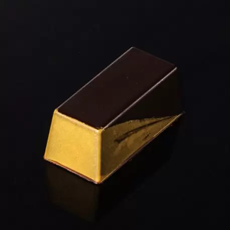 Polycarbonate Straight Rectangle Chocolate Mold - 39 x 18 x 15.5 mm - 10 gr - 30 Cavity - 275 x 175 mm - Martellato