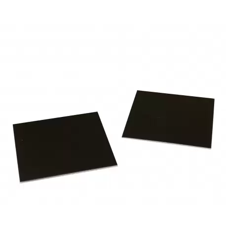 Pastry Chef's Boutique PIBS100BL Deluxe Matte Black Square Monoportion Pastry Cake Tray - 10 x 10 cm - Black - 200 pcs Mono C... Pastry Chef's Boutique PIBS100BL Deluxe Matte Black Square Monoportion Pastry Cake Tray - 10 x 10 cm - Black - 200 pcs Mono C...